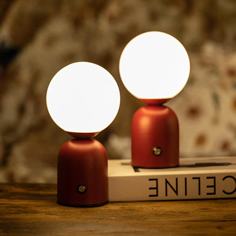 Type-C Rechargeable LED Table Lamp Modern Metal – Ouvarex