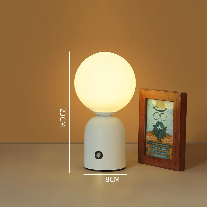 Type-C Rechargeable LED Table Lamp Modern Metal – Ouvarex