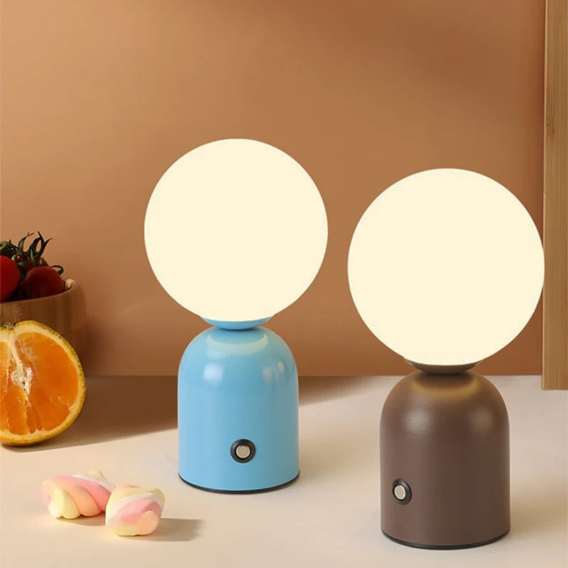 Type-C Rechargeable LED Table Lamp Modern Metal – Ouvarex