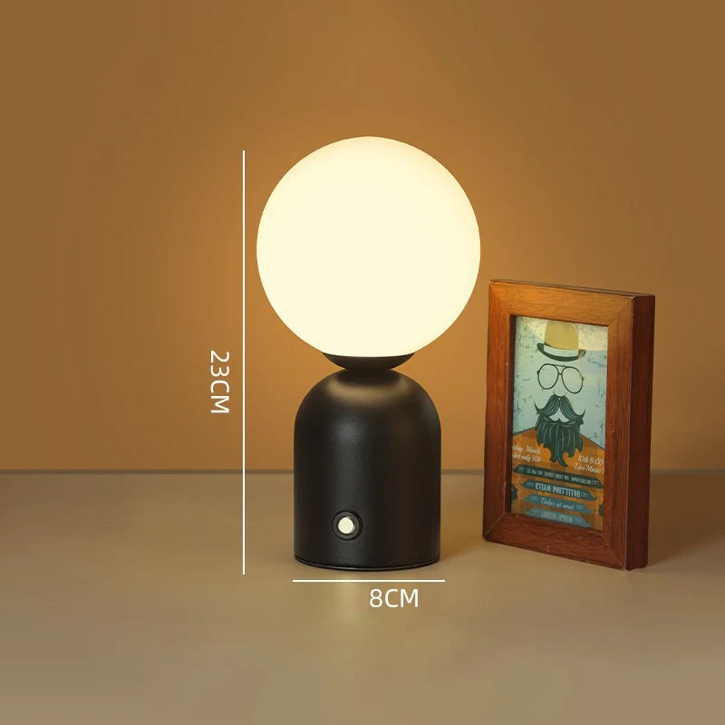 Type-C Rechargeable LED Table Lamp Modern Metal – Ouvarex