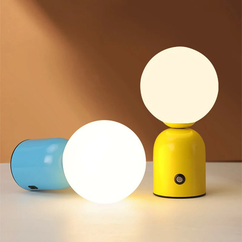 Type-C Rechargeable LED Table Lamp Modern Metal – Ouvarex