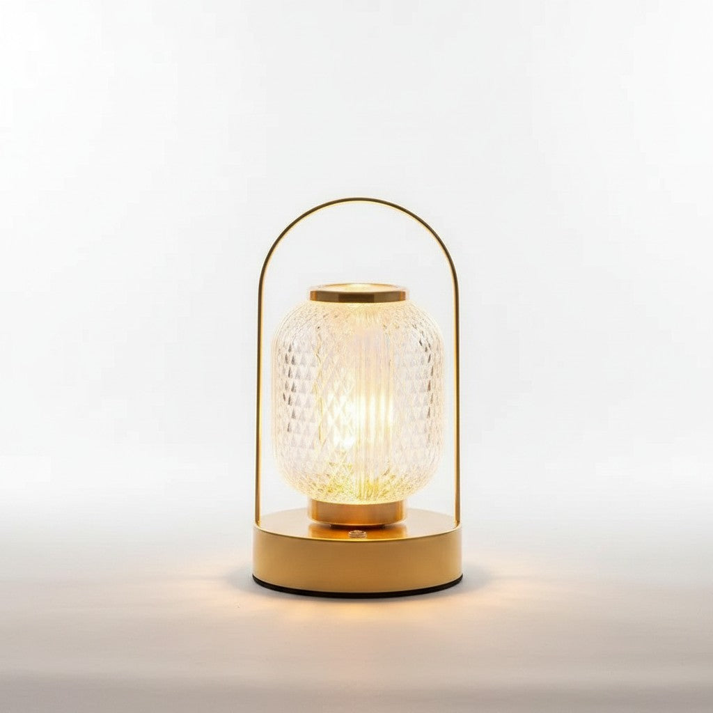 Retro Rechargeable Acrylic LED Table Lamp – Ouvarex